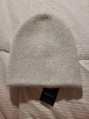 Hat Attack Sparkle Beanie In Winter White New with Tags | eBay display picture 3