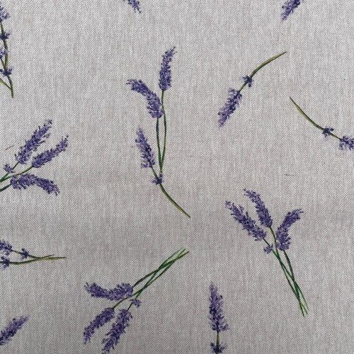 Tela de tapicería cortina de aspecto lino rico en algodón para animales y flores - Imagen 39 de 55