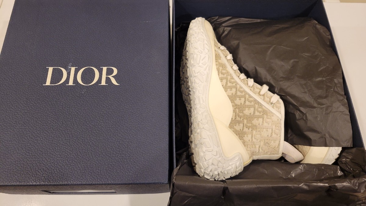 Dior B28 High Oblique Jacquard White Limited Size 44 US 10.5 Dior B28 High Oblique Jacquard White Limited Size 44 US 10.5