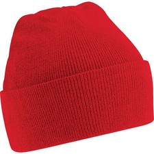 Image of Unisex Adult Beechfield Original Cuffed Winter Colour Knitted Thermal Beanie Hat