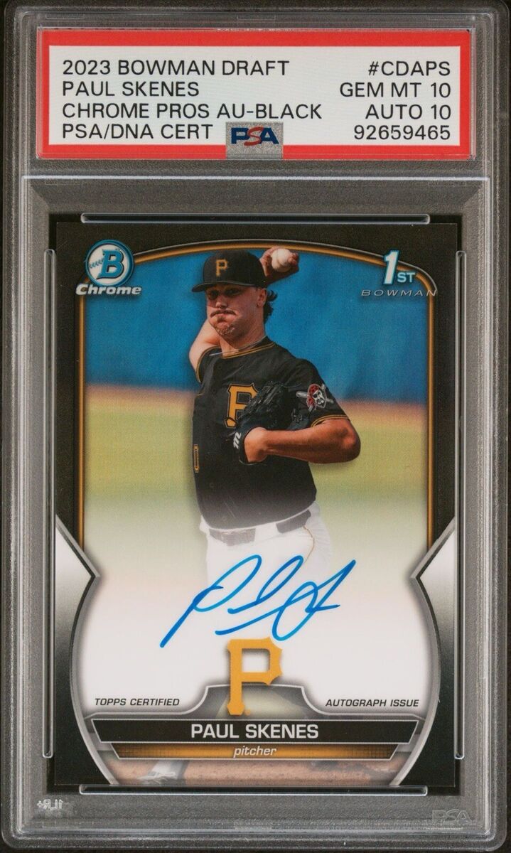 2023 Bowman Draft Paul Skenes PSA 10 Auto 10 POP 1 2023 Bowman Draft Paul Skenes PSA 10 Auto 10 POP 1