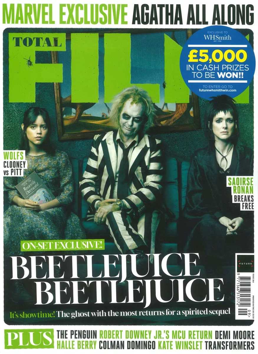 TOTAL FILM MAGAZINE | SEPT 2024 #354 UK | BEETLEJUICE BEETLEJUICE | eBay
