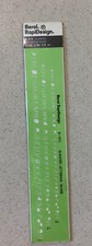 Berol RapiDesign R-971 Slanted Lettering Guide 5/32, 3/16, 1/4 in