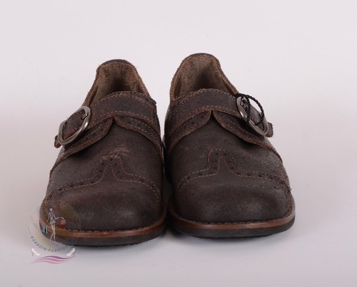 Dolce & Gabbana Boy's Leather Brown Shoes Sz 10.5 US / 27 EU $200 NWOB