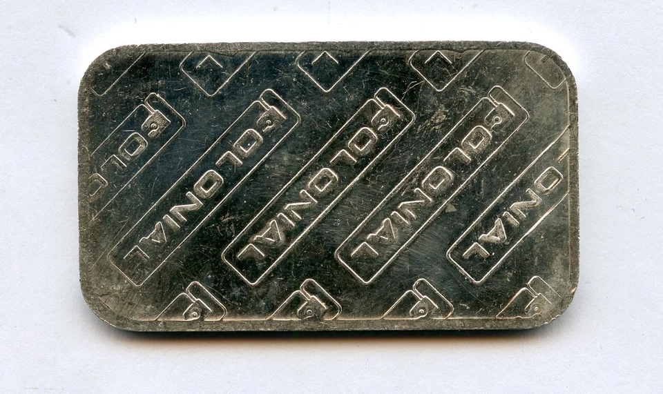 Coloniale Engelhard 1 Troy Oncia 999 Argento Fine Vintage Barretta Raro - JP881 - Immagine 2 di 2