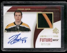 2010-11 SP Authentic #304 Jordan Caron Limited Auto Patch #/100