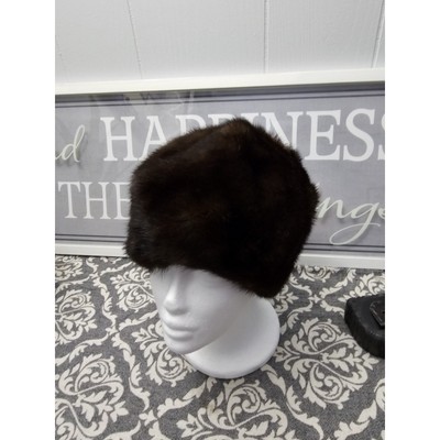 Vintage Lord and Taylor Fur Hat Mid Century Bell Black  display picture 2