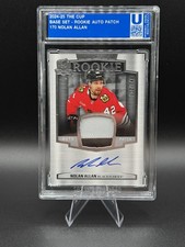 2024-25 Upper Deck The Cup Rookie Patch Auto Nolan Allan /249 Blackhawks