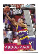 MAHMOUD ABDUL-RAUF 1993-94 FLEER CARD NEAR MINT+ CONDITION