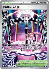 Battle Cage - Ultra Rare Holo 116/094 NM ME02: Phantasmal Flames Pokemon Card