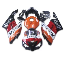New Injection Fairing Orange Black Fit for ABS Honda CBR 1000RR 2004-2005 a031