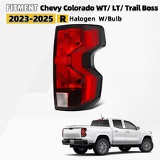For 2023-2026 Chevy Colorado Wt Lt Trail Boss Halogen Tail Light Wbulb Right For 2023-2026 Chevy Colorado Wt Lt Trail Boss Halogen Tail Light Wbulb Right