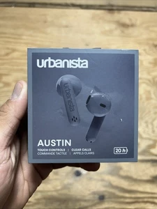 Urbanista Austin Les vrais ombudsmans sans fil USB-C Biététooth 5.3 IPX4 Couleur Gris tempête