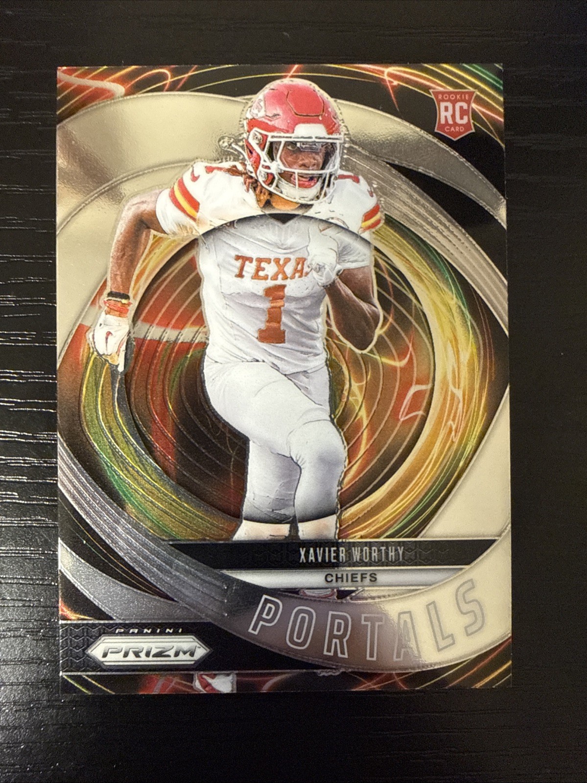 2024 Panini Prizm - Portals Xavier Worthy Rookie #10 (RC) Chiefs