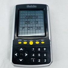 Sudoku Electronic Handheld Game Grey Black