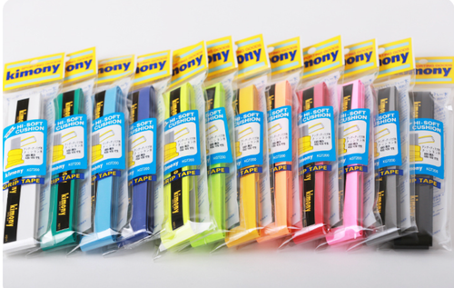 Kimony Hi-Soft New Cushion Grip 2,0 mm racchetta da tennis badminton 1 impugnatura/confezione KGT200 - Foto 3 di 4