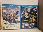 Wii U Starfox Zero & Starfox Guard, See Pics, No Booklets