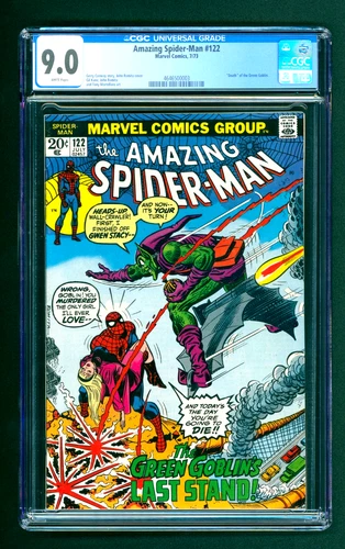 Amazing Spider-Man #122 - Death of Green Goblin I, CGC 9.0 (Marvel, 1973)