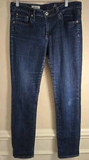 AG Adriano Goldschmied The Stevie Slim Straight Misses Jeans  Size 31R X 28 LuX