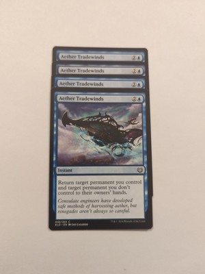 (4) Aether Tradewinds *PLAYSET* Kaladesh Regular NM MTG 