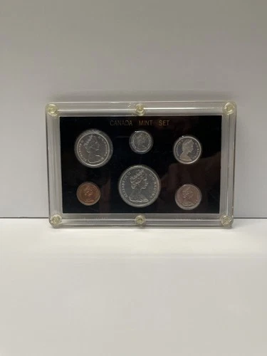 1965 Canada RCM Silver Mint Set - 6 Coin Capital Holder