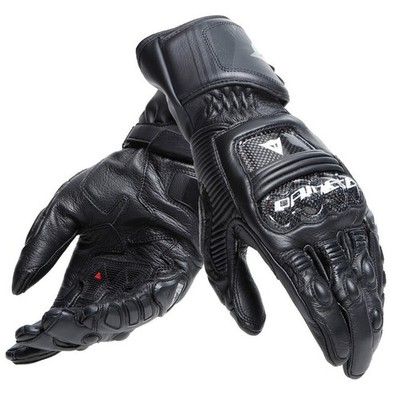 Dainese Druid 4 Mens 2026 FW Leather Motorcycle Gloves Black/Charcoal