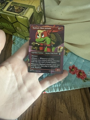 #ad Wizards of the Coast MTG Raphael Most Attitude U0199 TMNT Red Uncommon $0.99