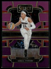 2024 Panini Select WNBA #70 Aerial Powers Prizms Pink and Purple #/99 SN
