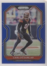 2020 Panini Prizm Blue Prizm Carlos Dunlap #53 00hn