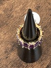 Full Hearts Of Love - RG14132 - Amethyst- Gold - Bomb Party - Size 5 Ring — photo 4