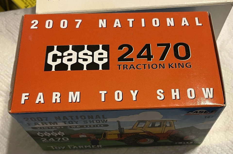 ERTL Case 2470 Traction King National Farm Toy Show 2007 Tractor 1/64 NIB - Image 4 of 4