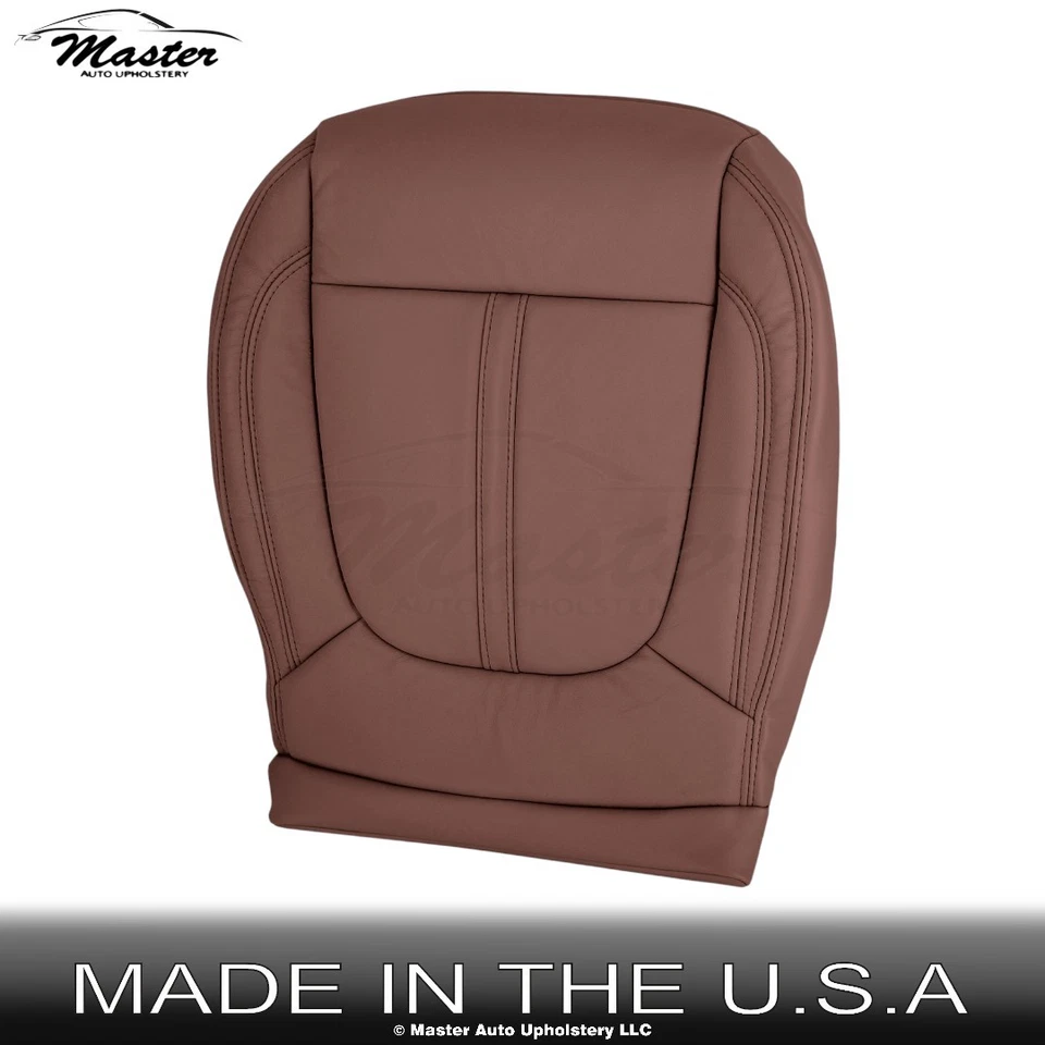 Fundas de asiento delanteras de terracota para Lincoln MKZ 2017-2020 para cuero Foto 4 de 4