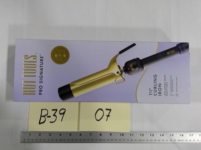 Hot Tools Pro Signature Curling Iron 1.5'' Barrel Gold Adjustable Heat New