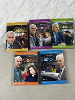 Inspector Morse DVD LOT  Set British TV Series Seasons 3,5,6,7,8 A&E PBS Mystery