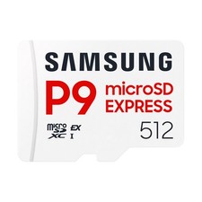 Samsung P9 Express microSD Card, 512GB microSDXC Memory 512GB, white