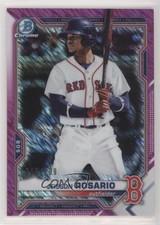 2021 Bowman Chrome Prospects Fuchsia Shimmer Refractor /199 Jeisson Rosario 0nr3