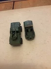 Vintage 1980s Hot Wheels Military Jeeps. One unusual unknown Jeep with Large gun