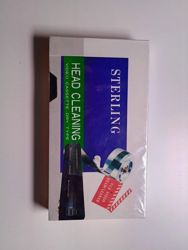 Sterling Head Cleaning Video Cassette Dry Type VHS Tape