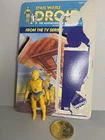 Vintage Kenner Star Wars Droids C-3PO w/Coin and Cardback  ORIGINAL
