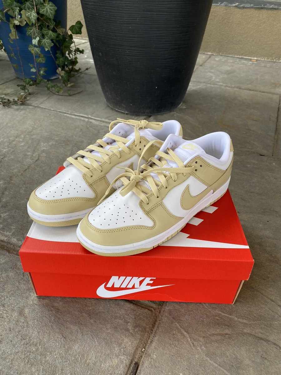 gold nike dunks