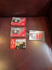 Maxell UR 90, BASF, Sony HF ( New All sealed) 