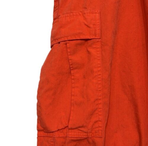 Pantalon cargo orange vintage années 90 Y2K Polo Ralph Lauren 36/32 parachute utilitaire - Photo 3 sur 15