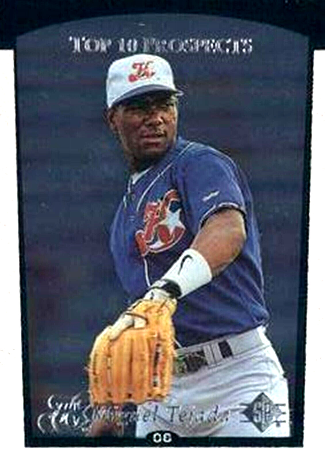 1998 SP Top Prospects #5 Miguel Tejada RC Huntsville Stars Oakland Athletics