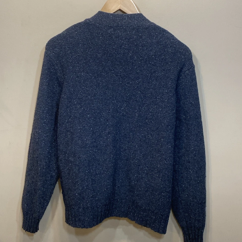 Dockers Cardigan Men’s Size Medium M Wool Blend Sweater Kurt Cobain Grandpa E6 - Image 3 of 4