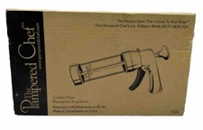 The Pampered Chef Cookie Press #1525 Original Box - 16 Discs