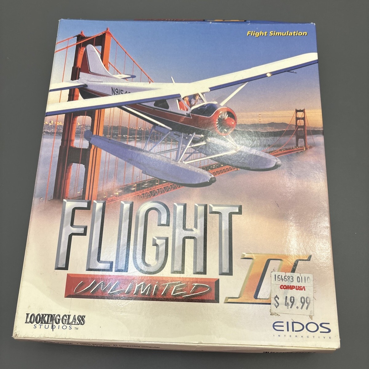 Flight Unlimited II 2 PC airplane simulation game Looking