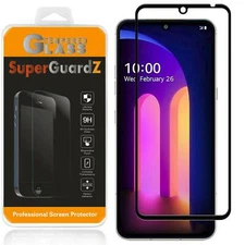 SuperGuardZ FULL COVER Tempered Glass Screen Protector Guard For LG V60 ThinQ