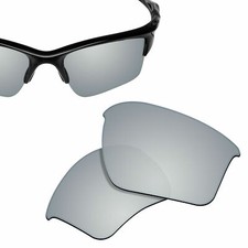 Polarized Replacement Lenses for-OAKLEY Half Jacket 2.0 XL Sunglasses Silver