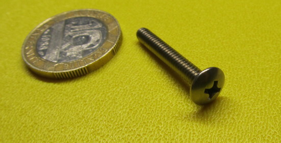 Viti Testa Tonda A Croce 8-32 X 1 Pollice In Acciaio Inox 18-8 - Confezione Da 100 Pezzi