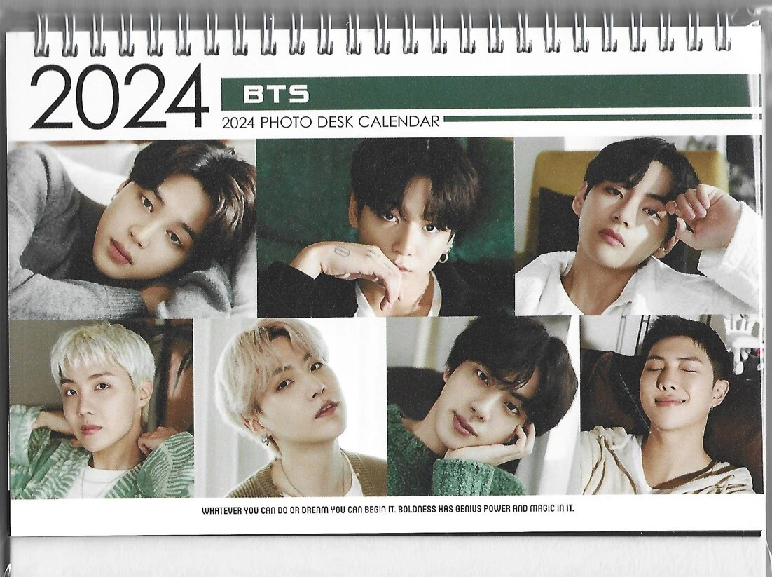 Bts 2025 Desk Calendar